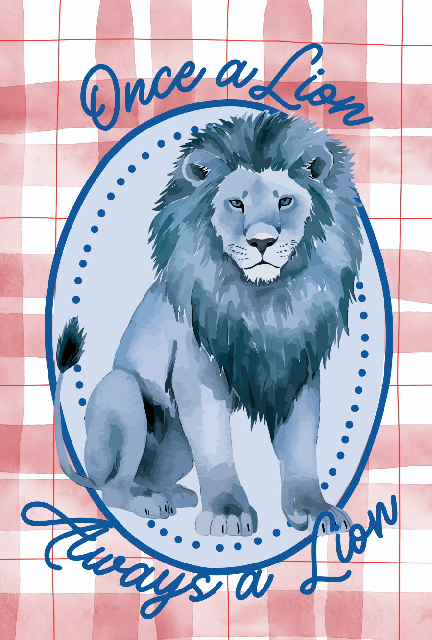 GRACIE MAE GIFTS ONCE A LION ALWAYS A LION