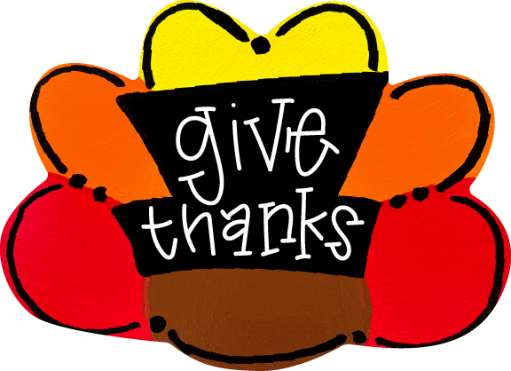 GRACIE MAE GIFTS GIVE THANKS TURKEY FEATHERS
