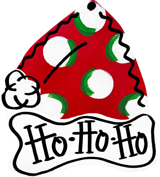GRACIE MAE GIFTS HO HO HO SANTA HAT