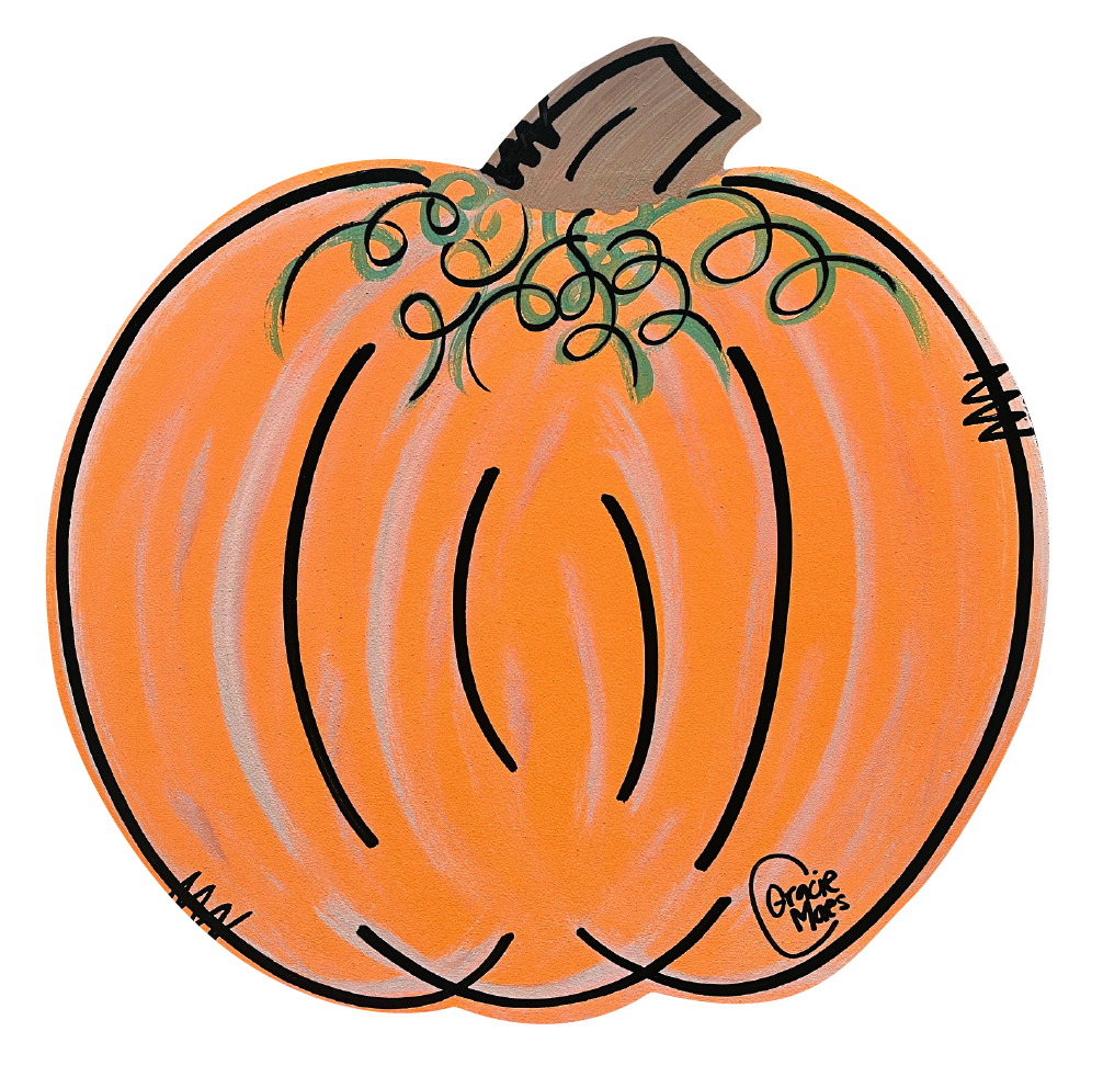 GRACIE MAE GIFTS ORANGE PUMPKIN