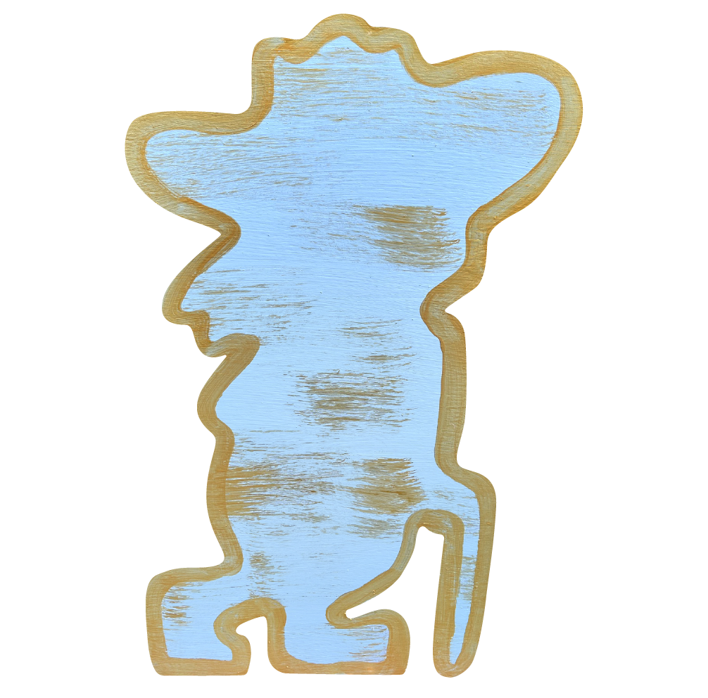 GRACIE MAE GIFTS BLUE SILHOUETTE