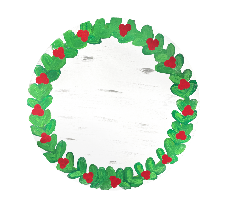GRACIE MAE GIFTS CIRCLE WREATH WITH RED BERRIES