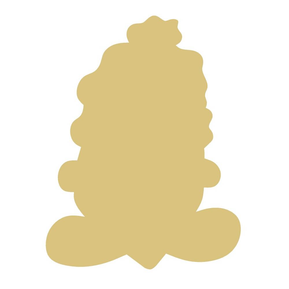 Basic Shape Gnome MDF Cutout Whimsical Silhouette - Unfinished For DIY