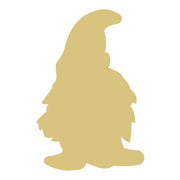 Basic Shape Gnome MDF Cutout Garden Silhouette - Unfinished For DIY