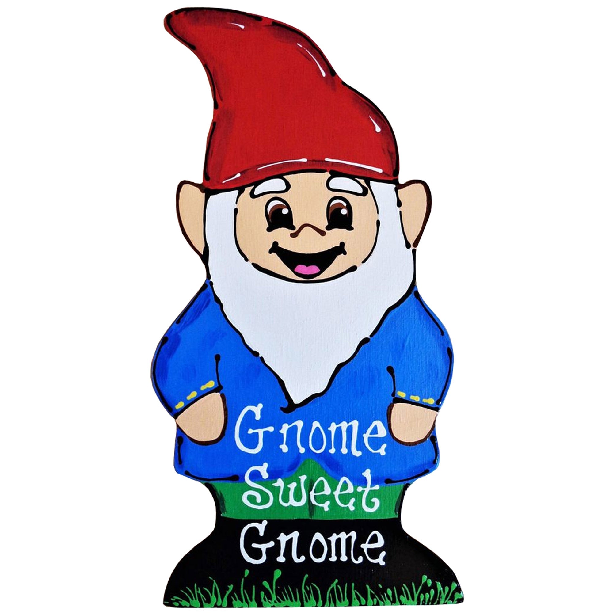 Basic Shape Gnome MDF Cutout Whimsical Holiday Decor - Unfinished For DIY