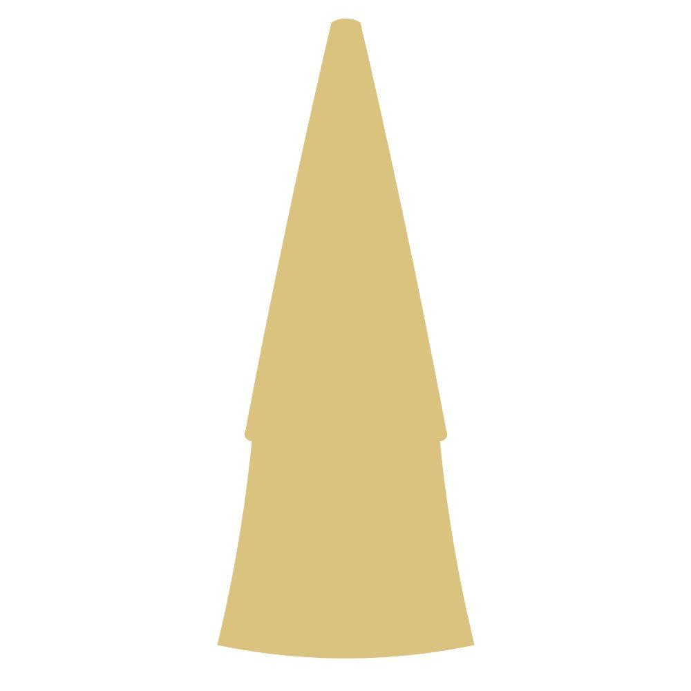 Basic Shape Gnome MDF Cutout Holiday Silhouette - Unfinished For DIY