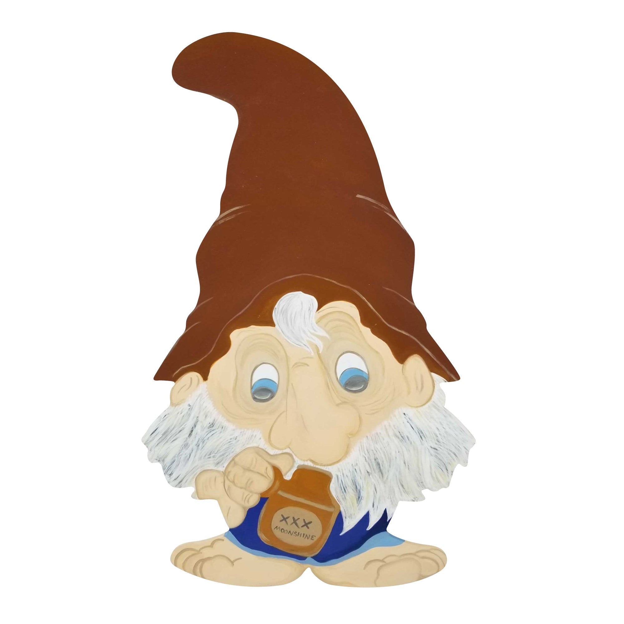 Basic Shape Gnome MDF Cutout Garden Decor - Unfinished For DIY