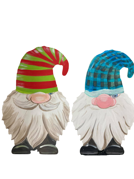 Basic Shape Gnome MDF Cutout Silhouette Style 8 - Unfinished For DIY