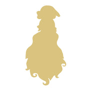 Basic Shape Gnome Head MDF Cutout Silhouette - Unfinished For DIY