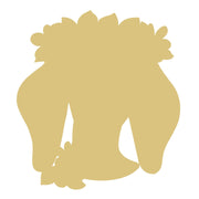 Basic Shape Goat MDF Cutout Silhouette Style 7 - Unfinished For DIY