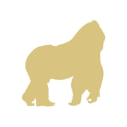 Basic Shape Gorilla MDF Cutout Jungle Animal Silhouette - Unfinished For DIY