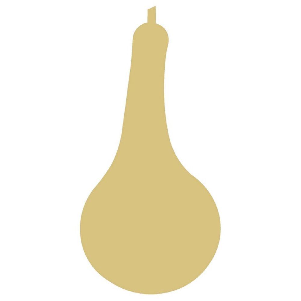 Basic Shape Gourd MDF Cutout Silhouette - Unfinished For DIY