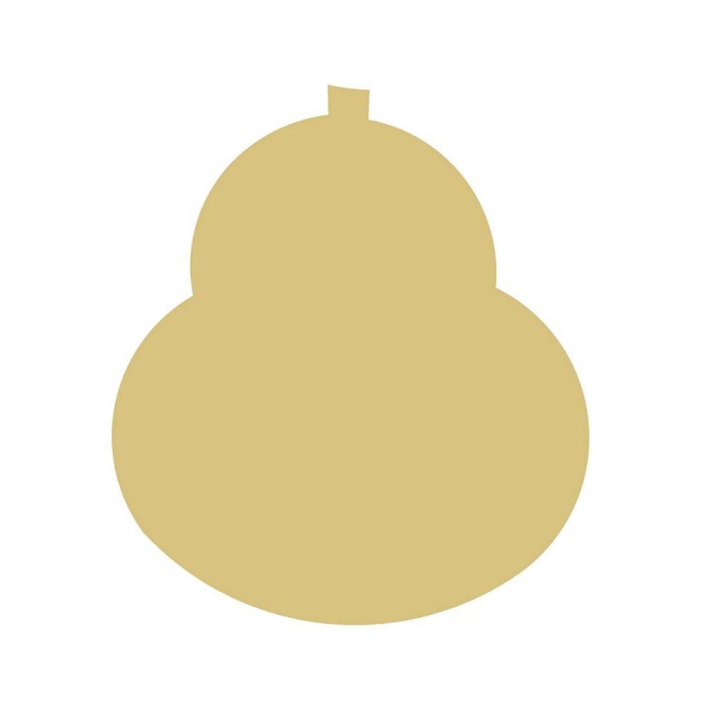 Basic Shape Gourd MDF Cutout Gourd Silhouette Style 3 - Unfinished For DIY