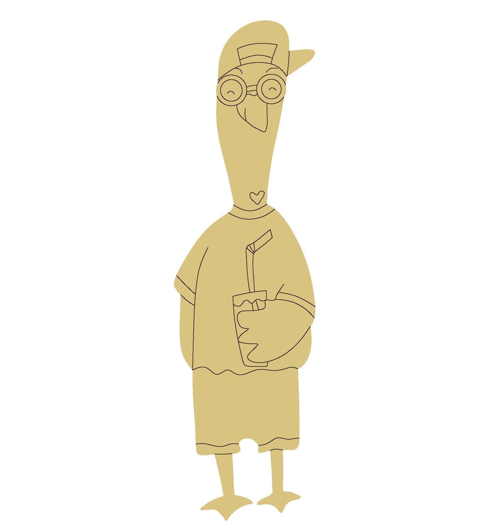 THE GIGGLING PIG GOOSE 2 ART 1