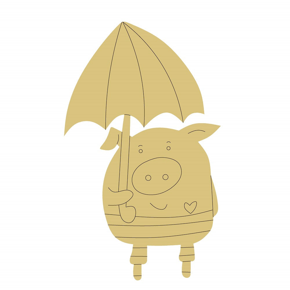 THE GIGGLING PIG DESIGN BY LINE PERRY STYLE 3 ART 1