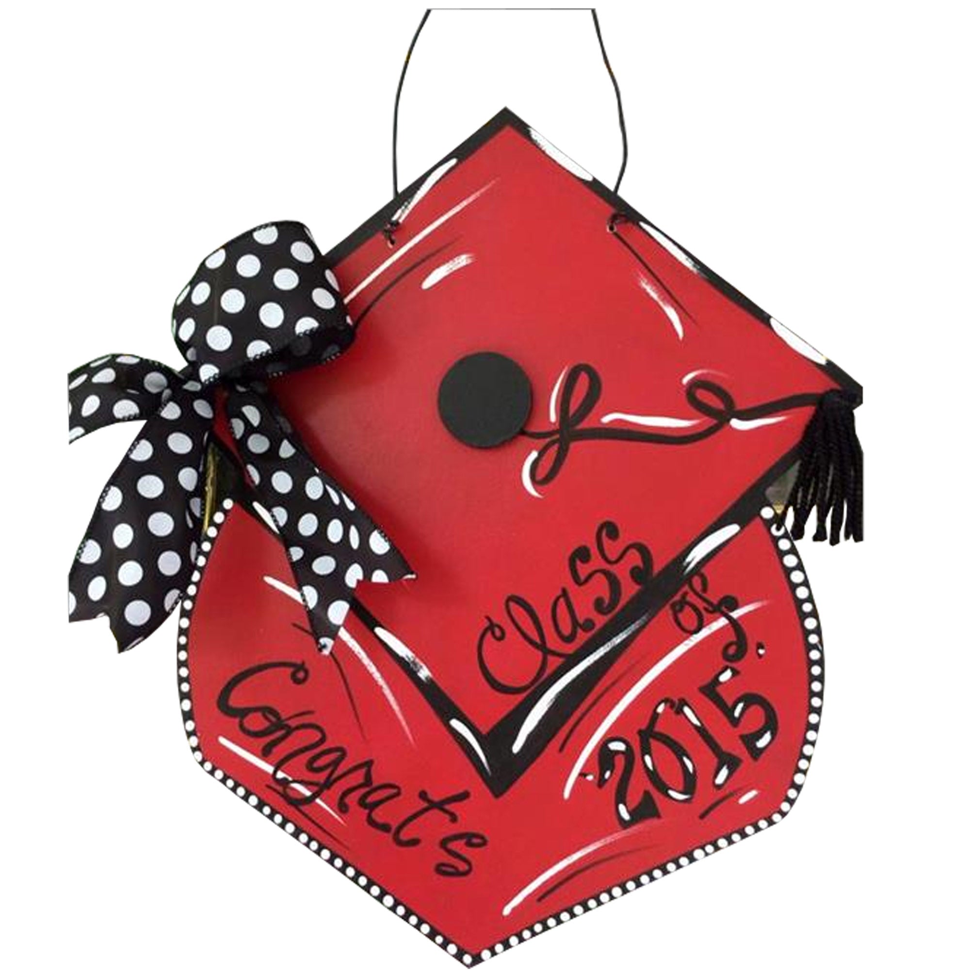 Basic Shape Graduation Cap MDF Cutout Silhouette Style 1 - Unfinished For DIY