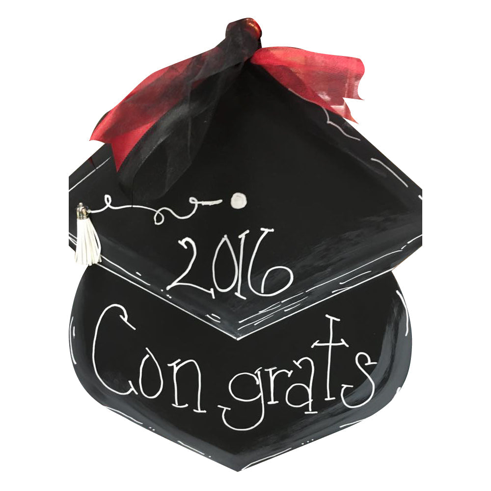 Basic Shape Graduation Cap MDF Cutout Silhouette Style 1 - Unfinished For DIY