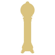 Basic Shape Grandfather Clock MDF Cutout Silhouette - Unfinished For DIY
