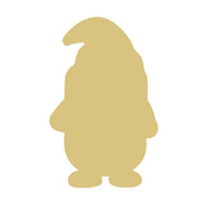 Basic Shape Gnome MDF Cutout Silhouette Style 28 - Unfinished For DIY
