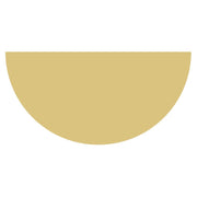 Basic Shape Half Circle MDF Cutout Plain Silhouette - Unfinished For DIY