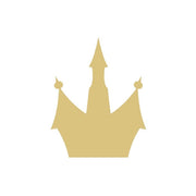 Basic Shape Crown MDF Cutout Crown Silhouette - Unfinished For DIY