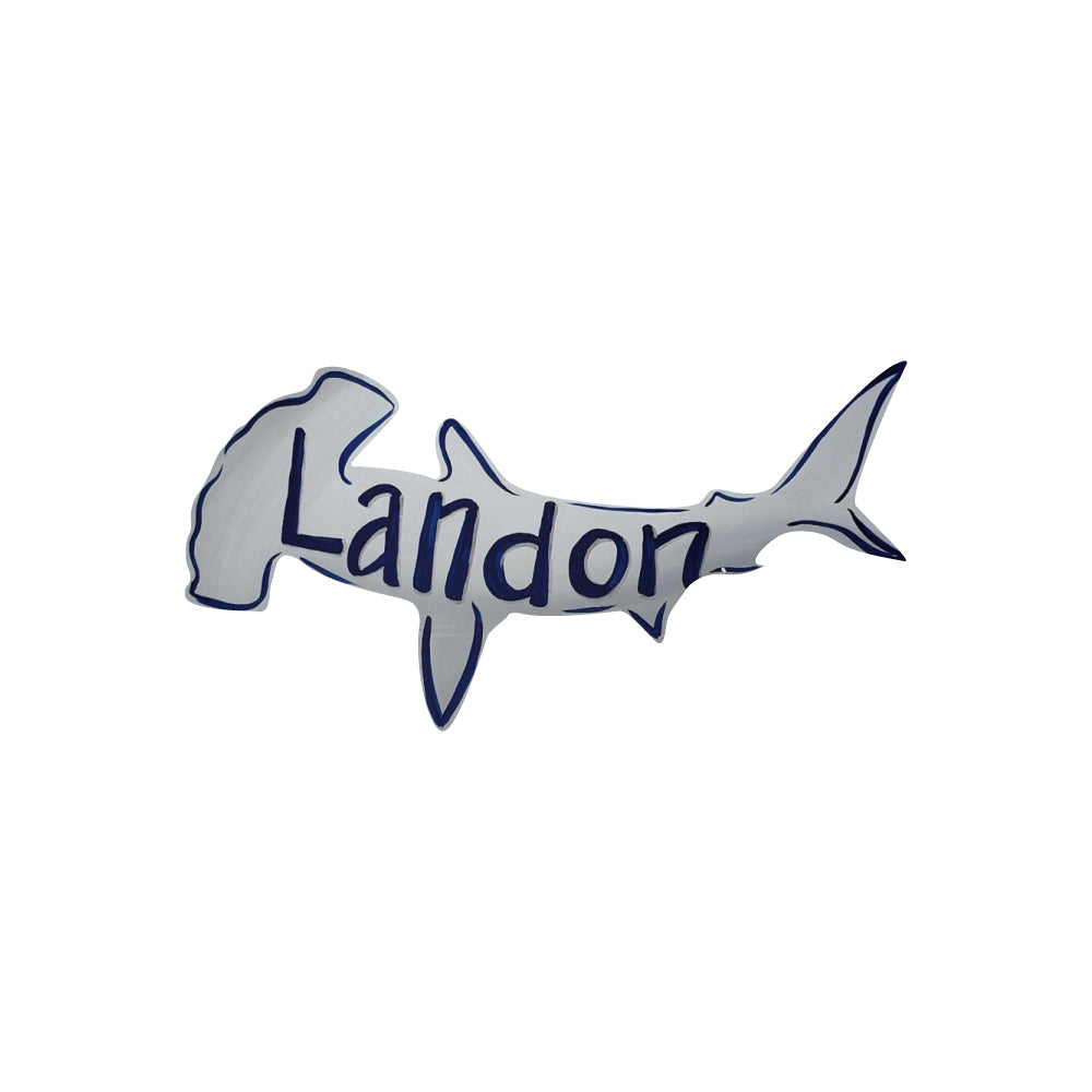 Basic Shape Hammerhead Shark MDF Cutout Silhouette - Unfinished For DIY