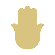 Basic Shape Hamsa MDF Cutout Hand Silhouette - Unfinished For DIY