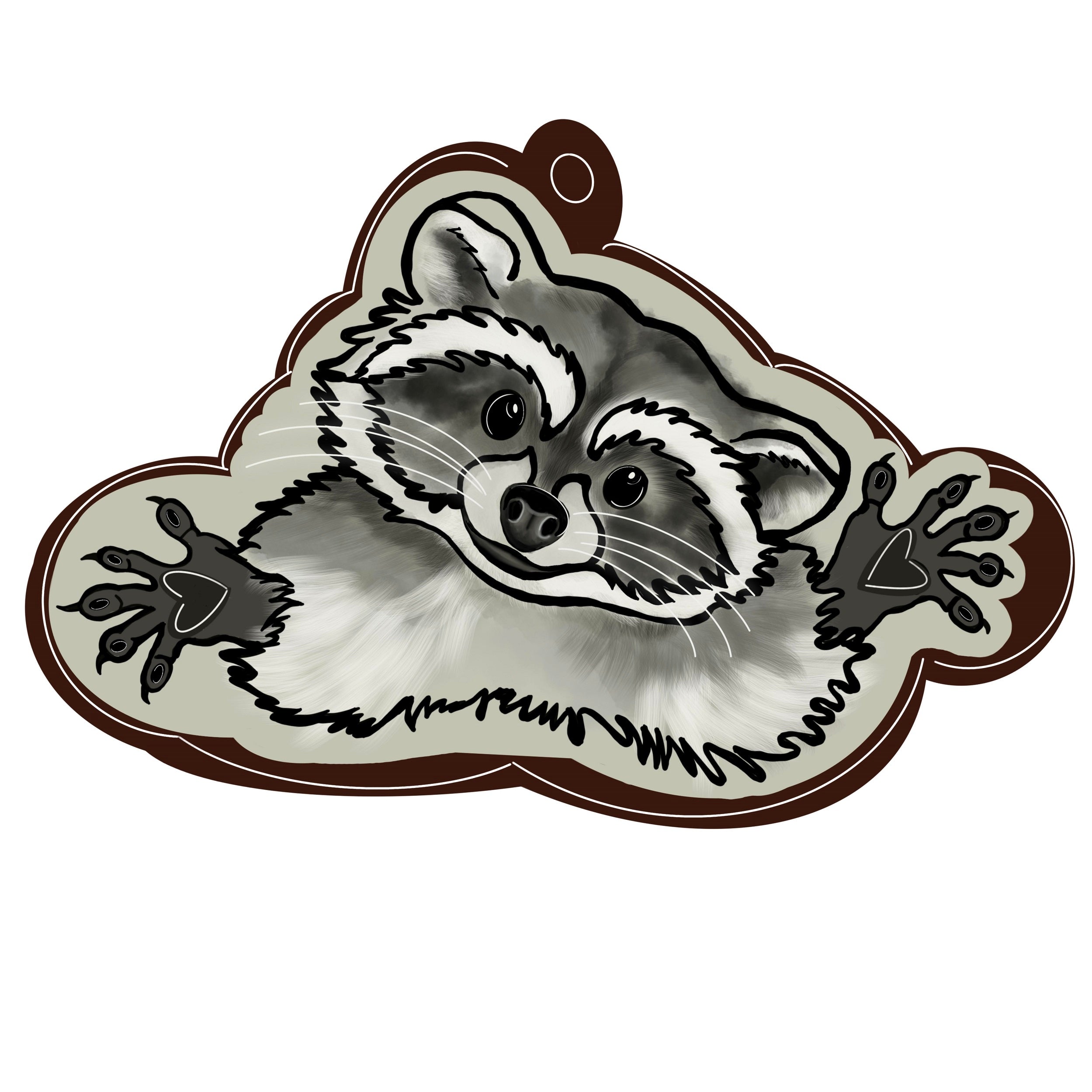HARLEE ALSTON ORIGINALS RACCOON