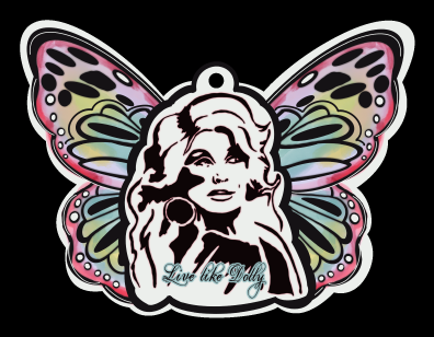 HARLEE ALSTON ORIGINALS  BUTTERFLY WITH DOLLY IN THE MIDDLE