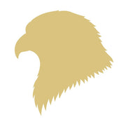 Basic Shape Hawk Head MDF Cutout Silhouette - Unfinished For DIY