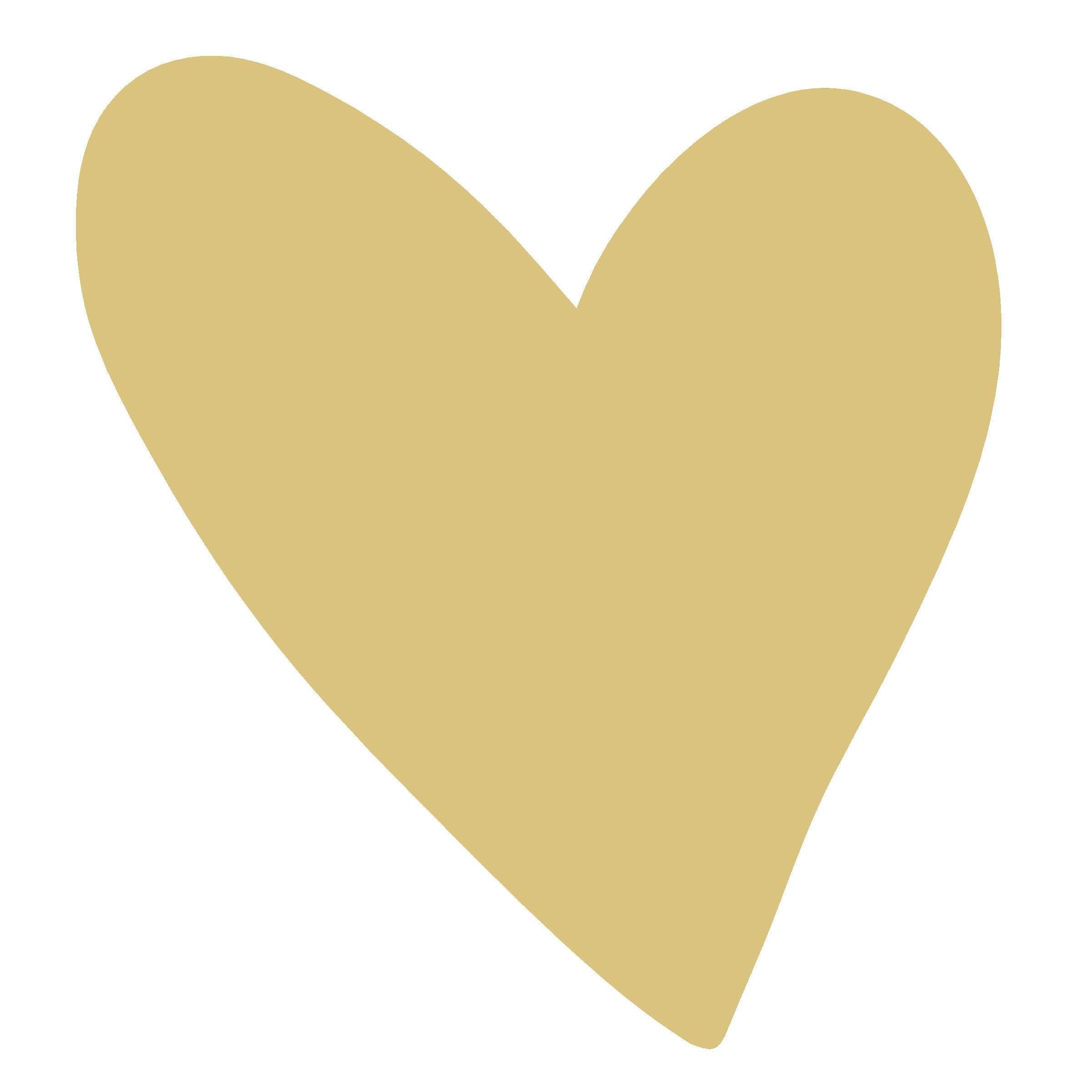 Basic Shape Heart MDF Cutout Classic Silhouette Style 12 - Unfinished For DIY