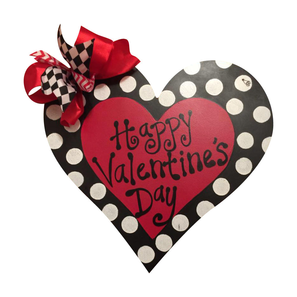 Basic Shape Heart MDF Cutout Silhouette Style 1 - Unfinished For DIY