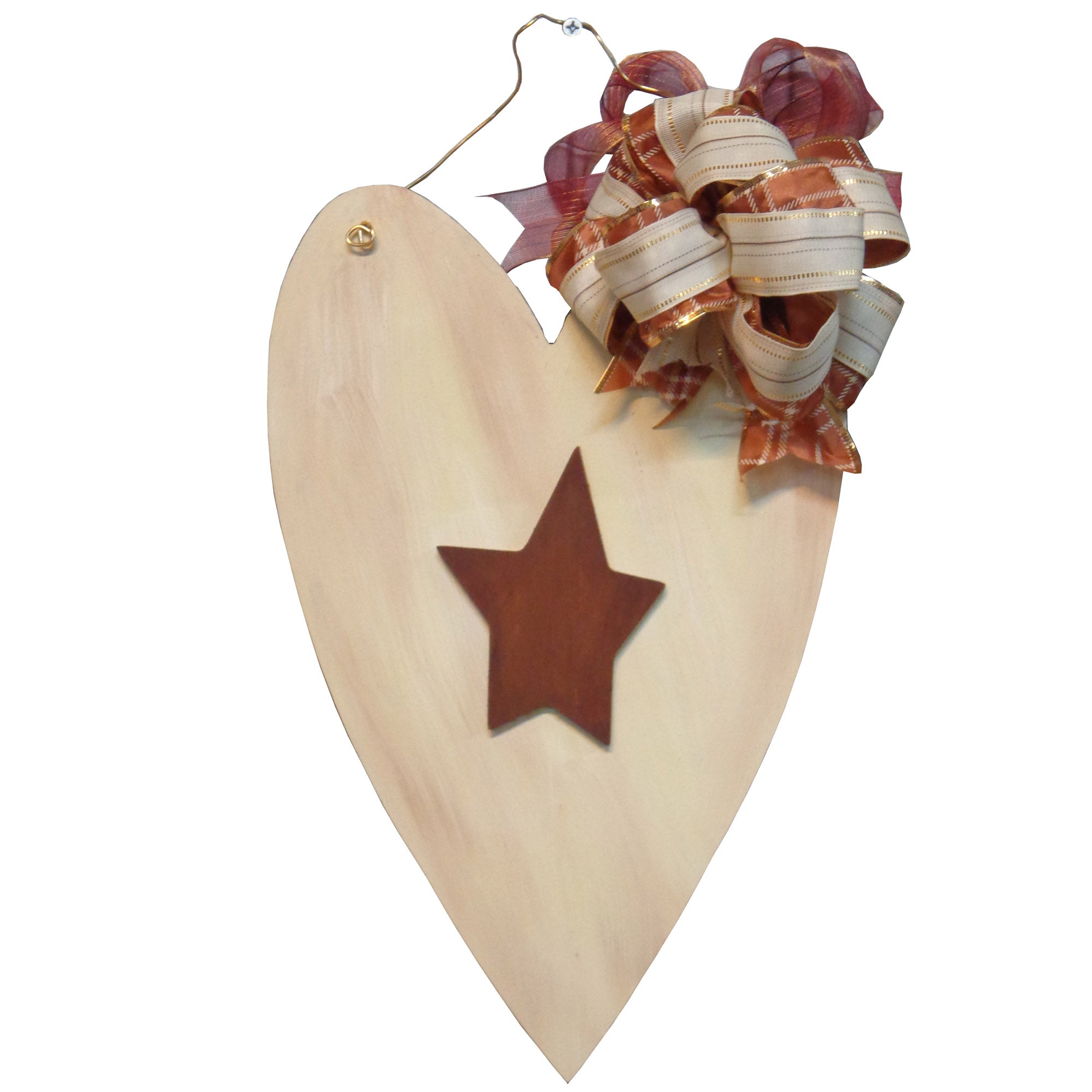 Basic Shape Heart MDF Cutout Silhouette Style 2 - Unfinished For DIY