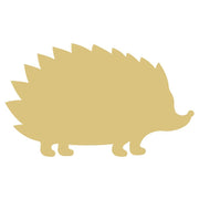Basic Shape Hedge Hog MDF Cutout Silhouette - Unfinished For DIY