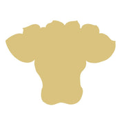 Basic Shape Heifer MDF Cutout Silhouette - Unfinished For DIY