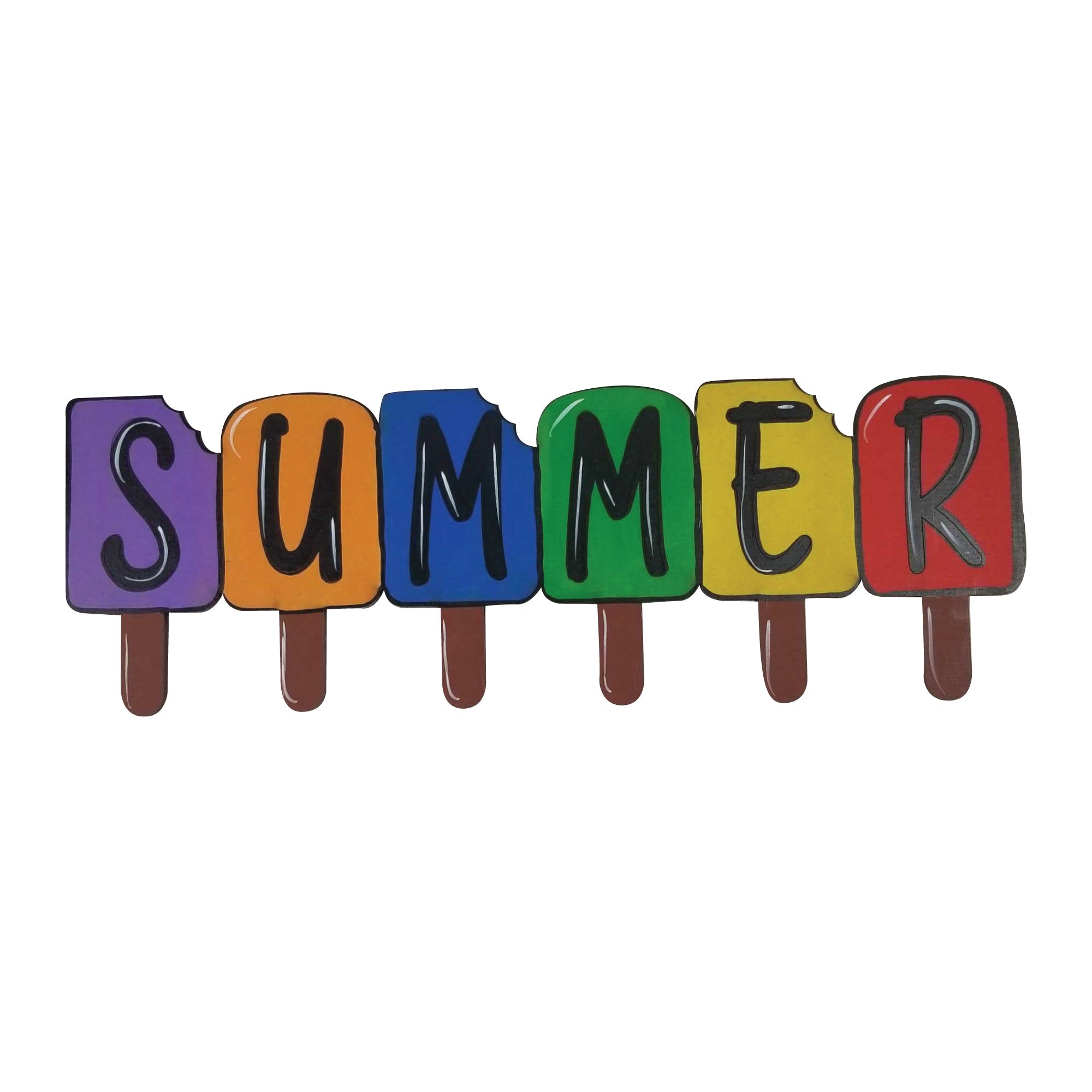 Design By Line Interchangeable MDF Cutout Fall Winter Spring Summer With Seasonal Icons - Unfinished For DIY