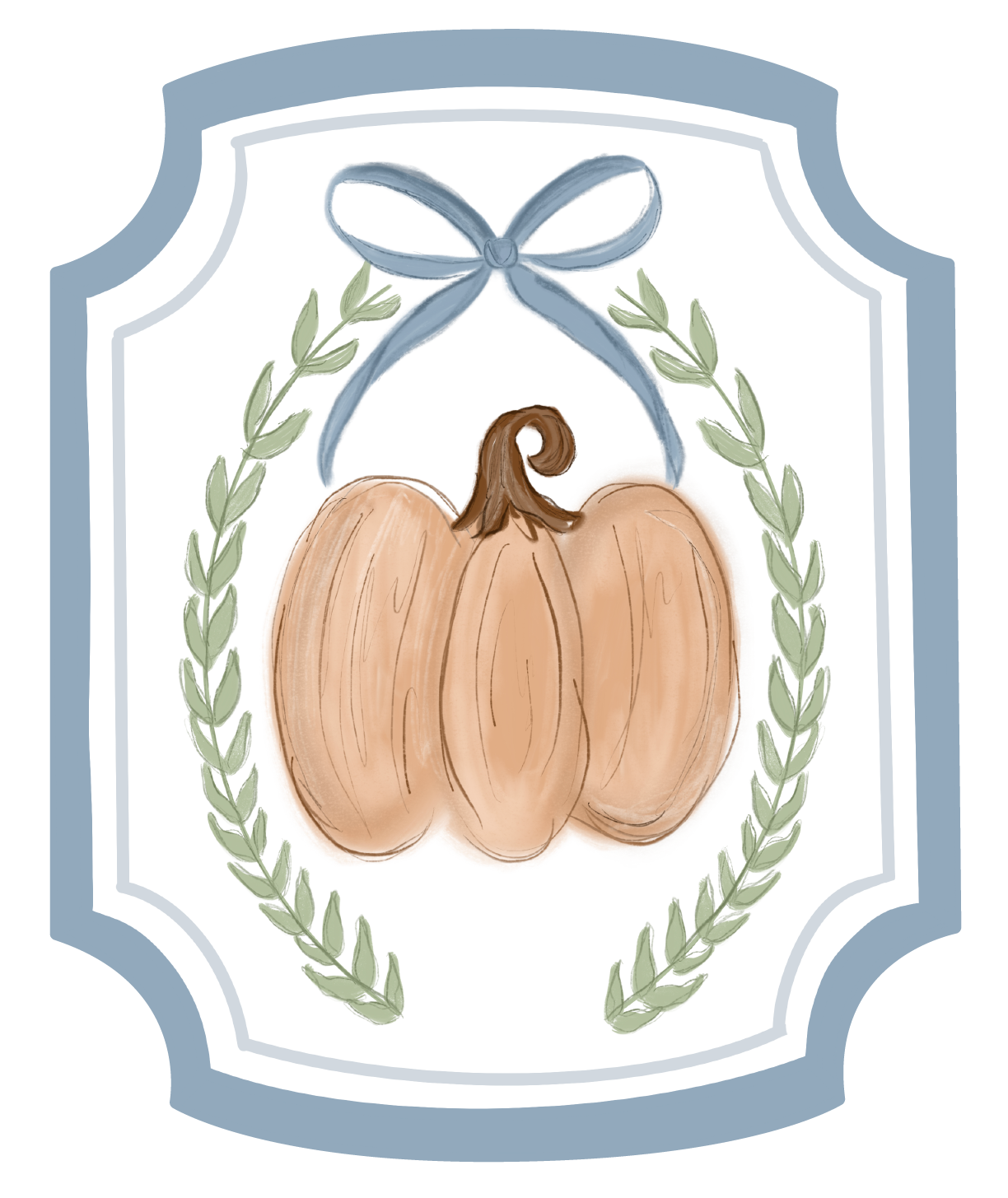 HANG IT UP CO PUMPKIN PLAQUE