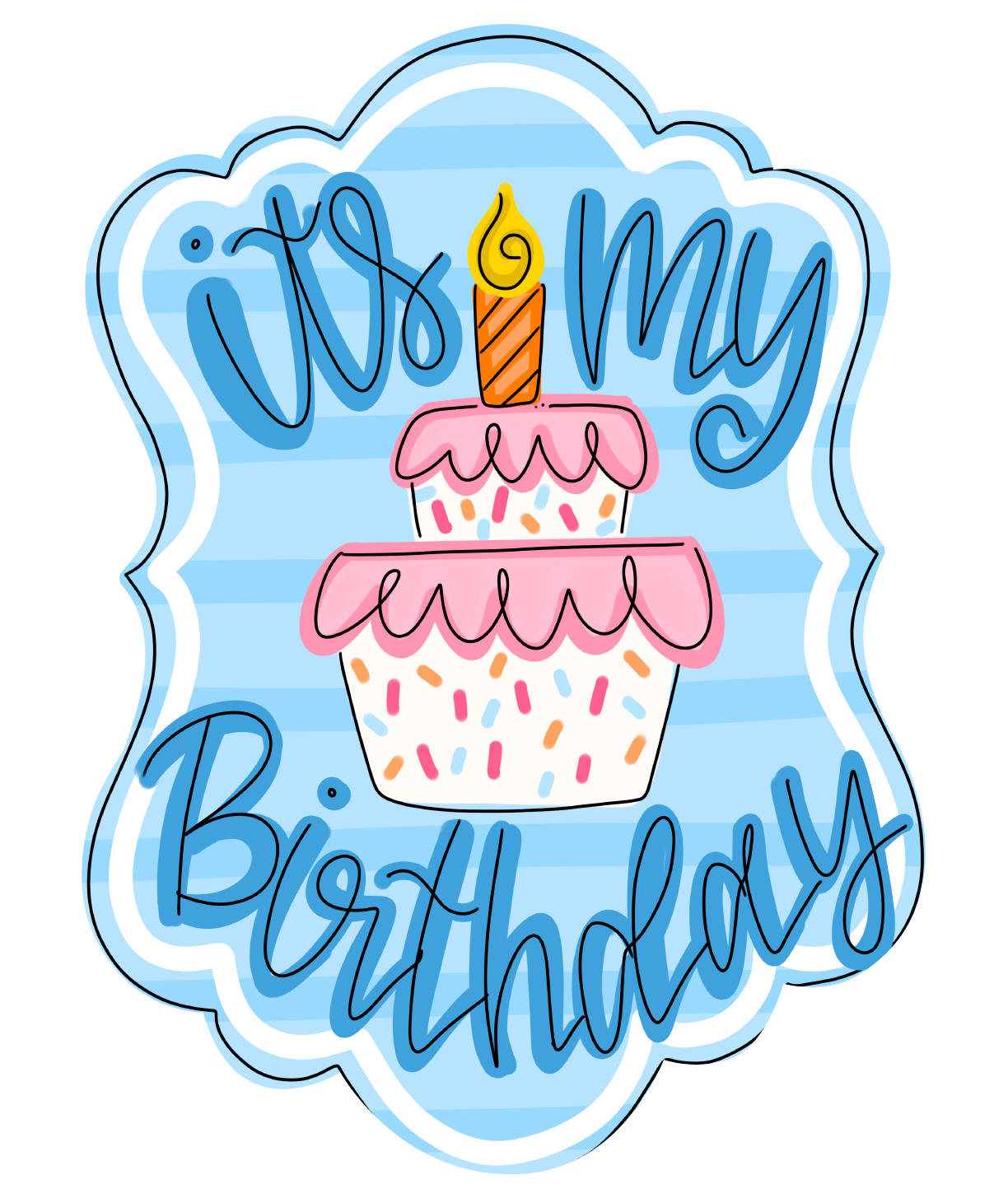 HANG IT UP CO ITS MY BIRTHDAY PLAQUE