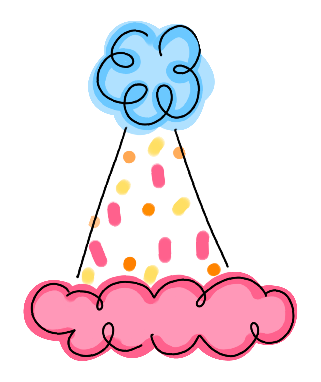 HANG IT UP CO BIRTHDAY HAT