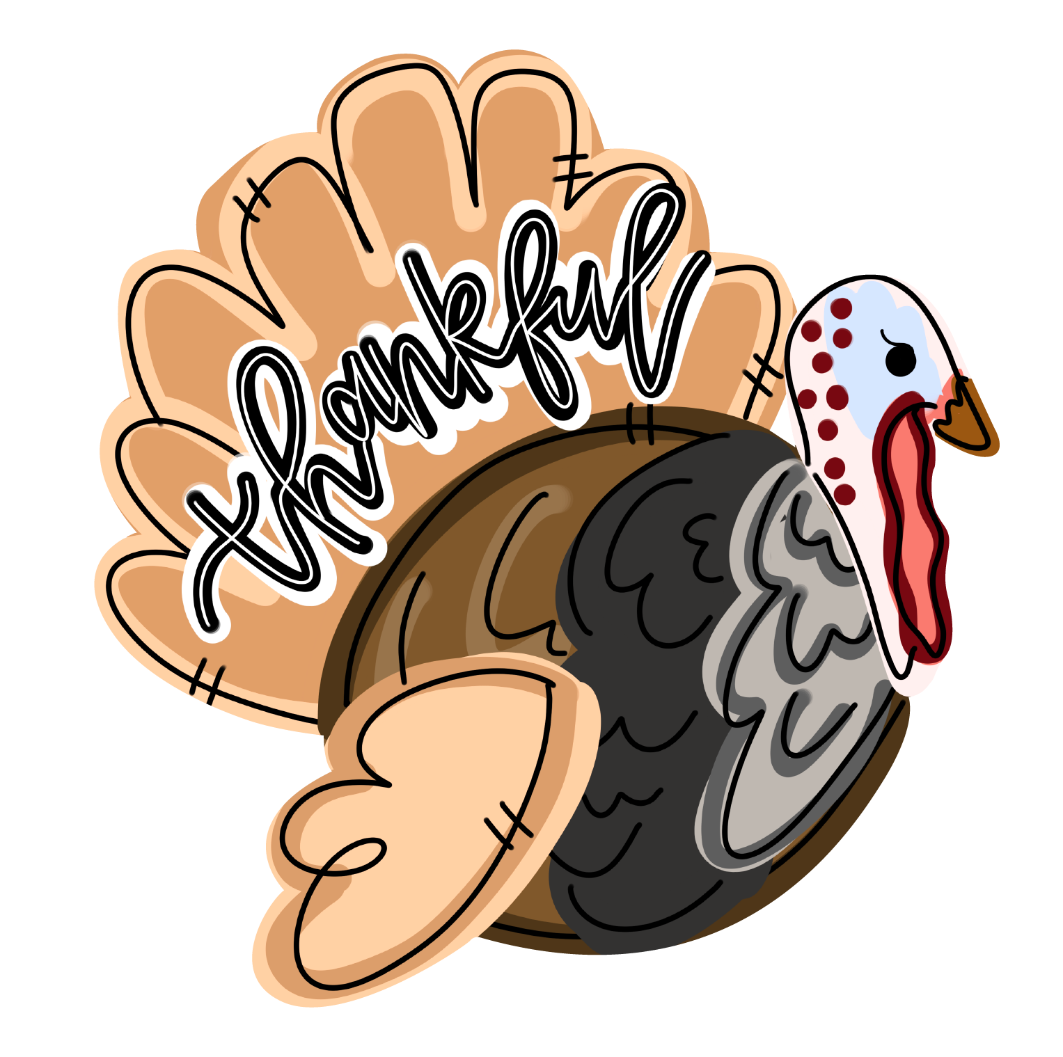 HANG IT UP CO BROWN THANKFUL TURKEY
