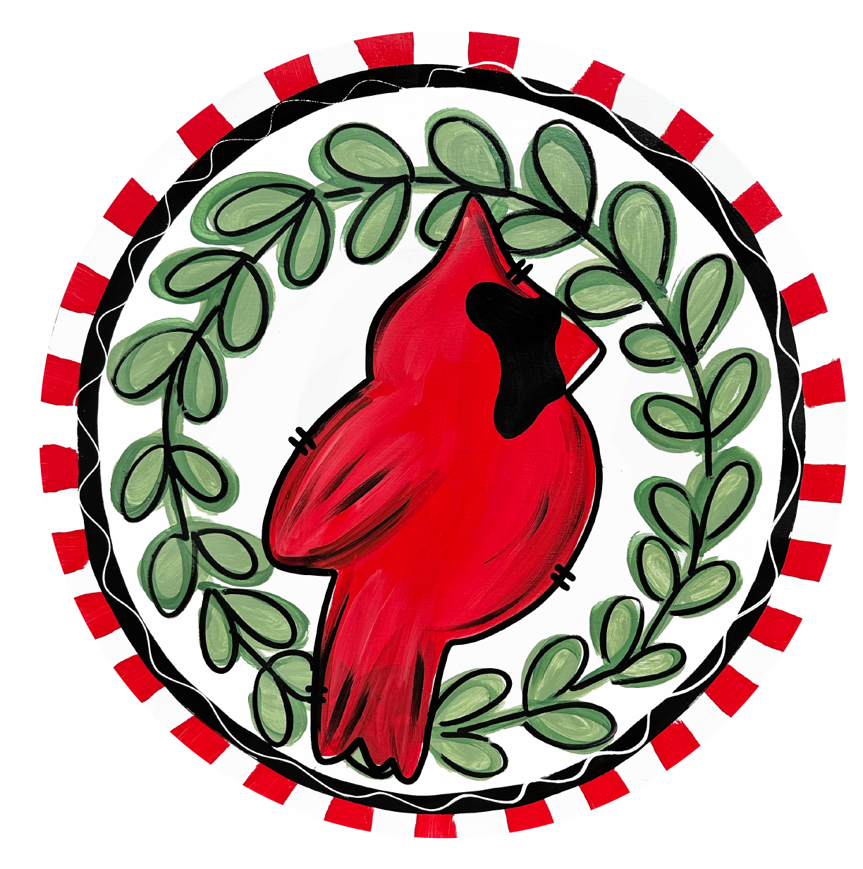 HANG IT UP CO CIRCLE WITH CARDINAL