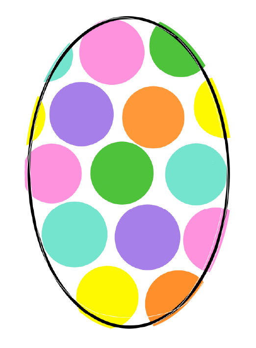 HANG IT UP CO SPOTTED EASTER EGG