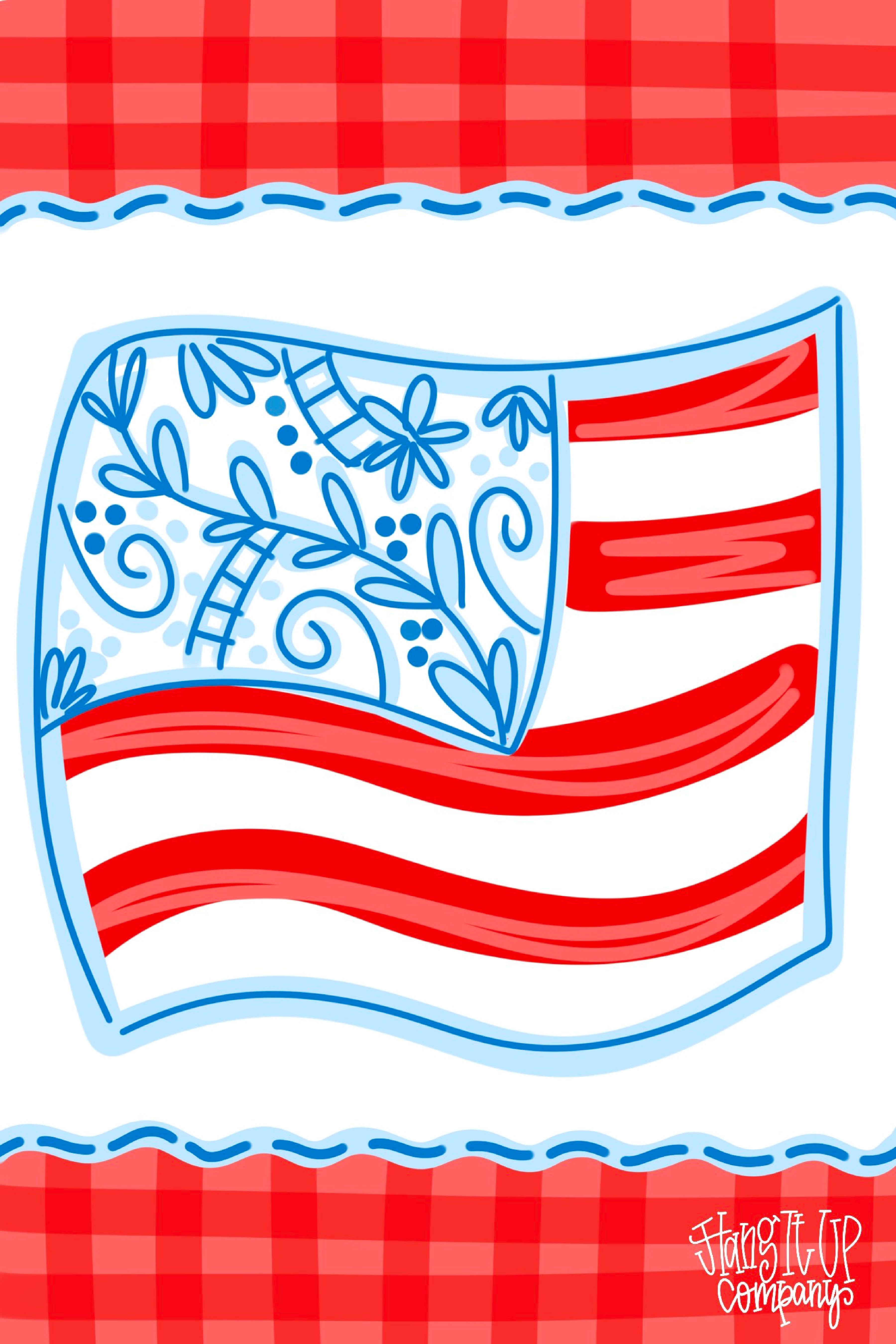 HANG IT UP CO PATRIOTIC FLAG