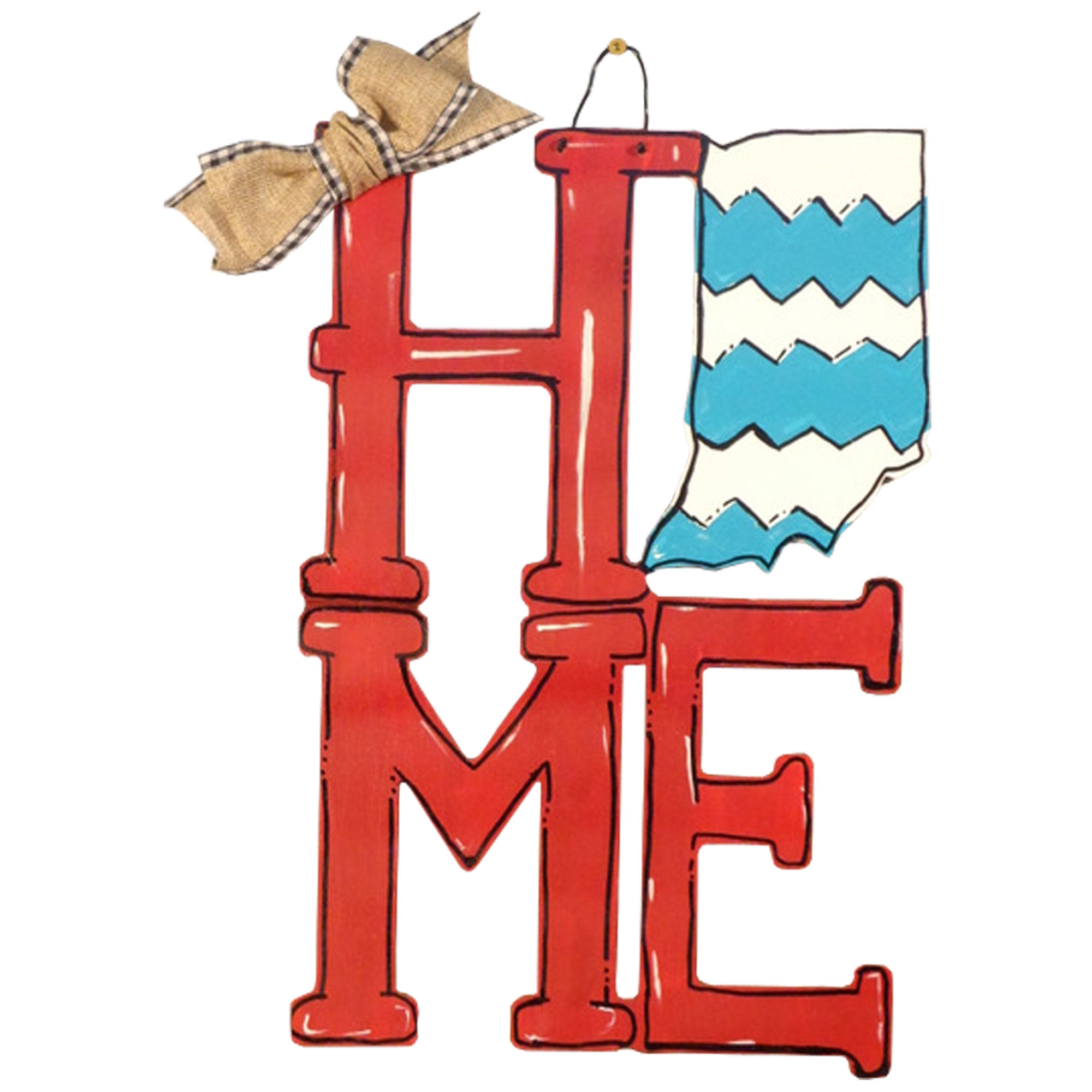 Basic Shape Square MDF Cutout Home - Unfinished For DIY
