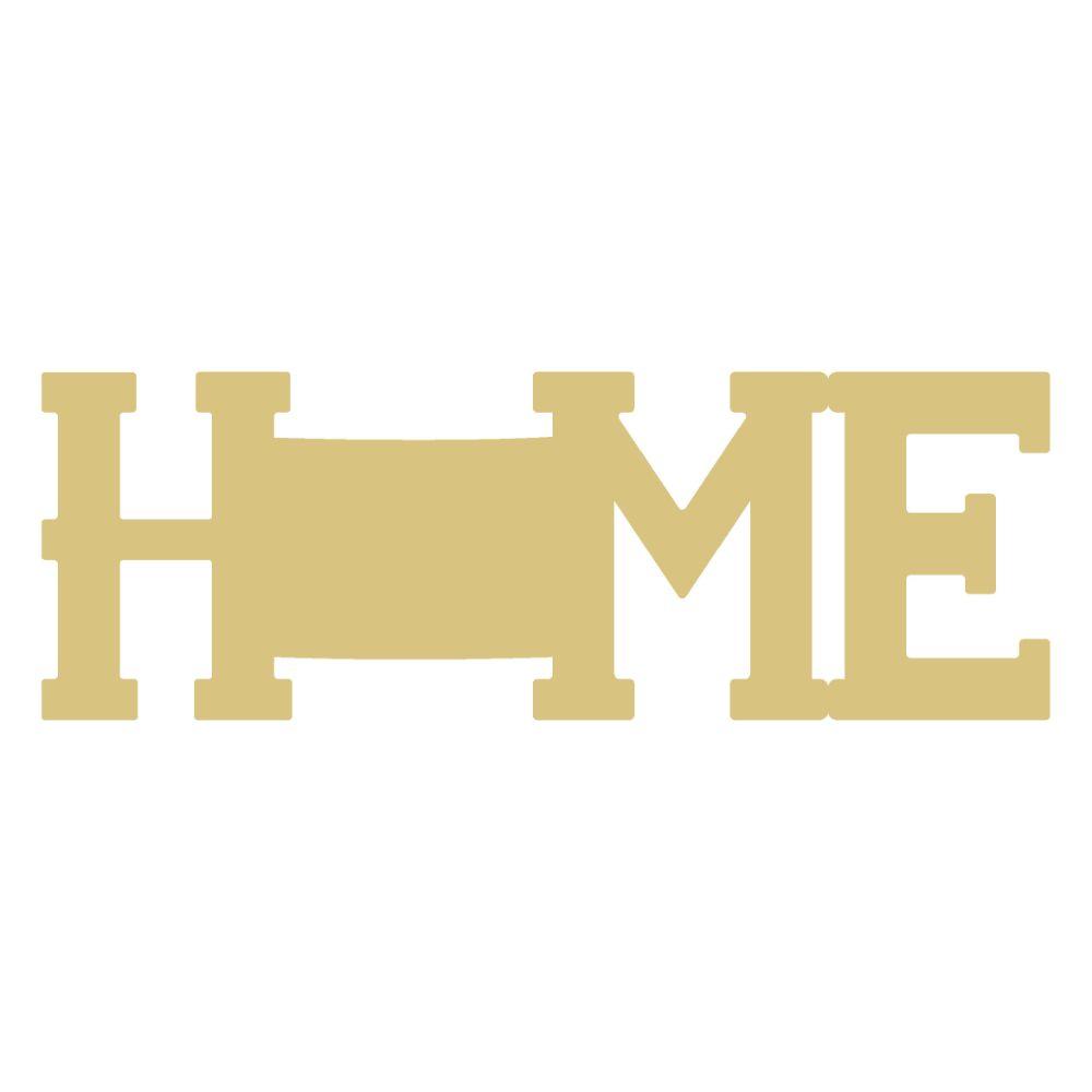 Basic Shape Square MDF Cutout Home - Unfinished For DIY