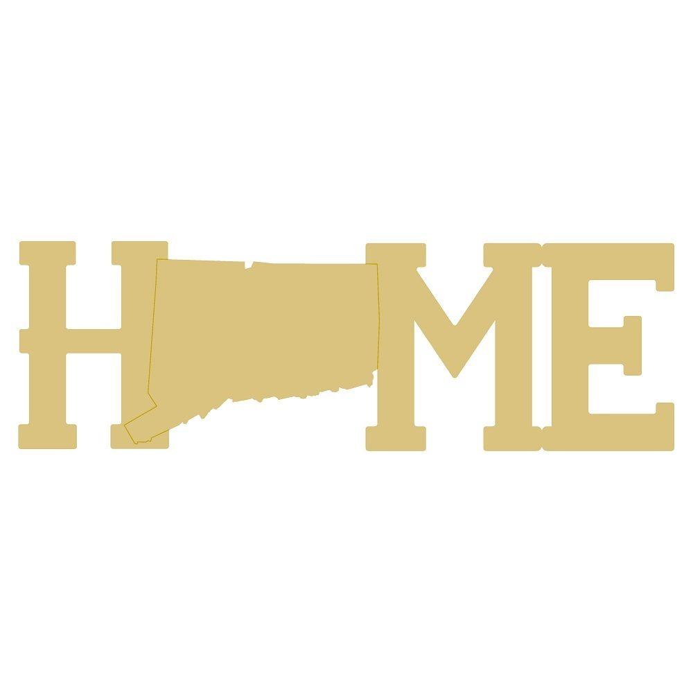Basic Shape Square MDF Cutout Home - Unfinished For DIY