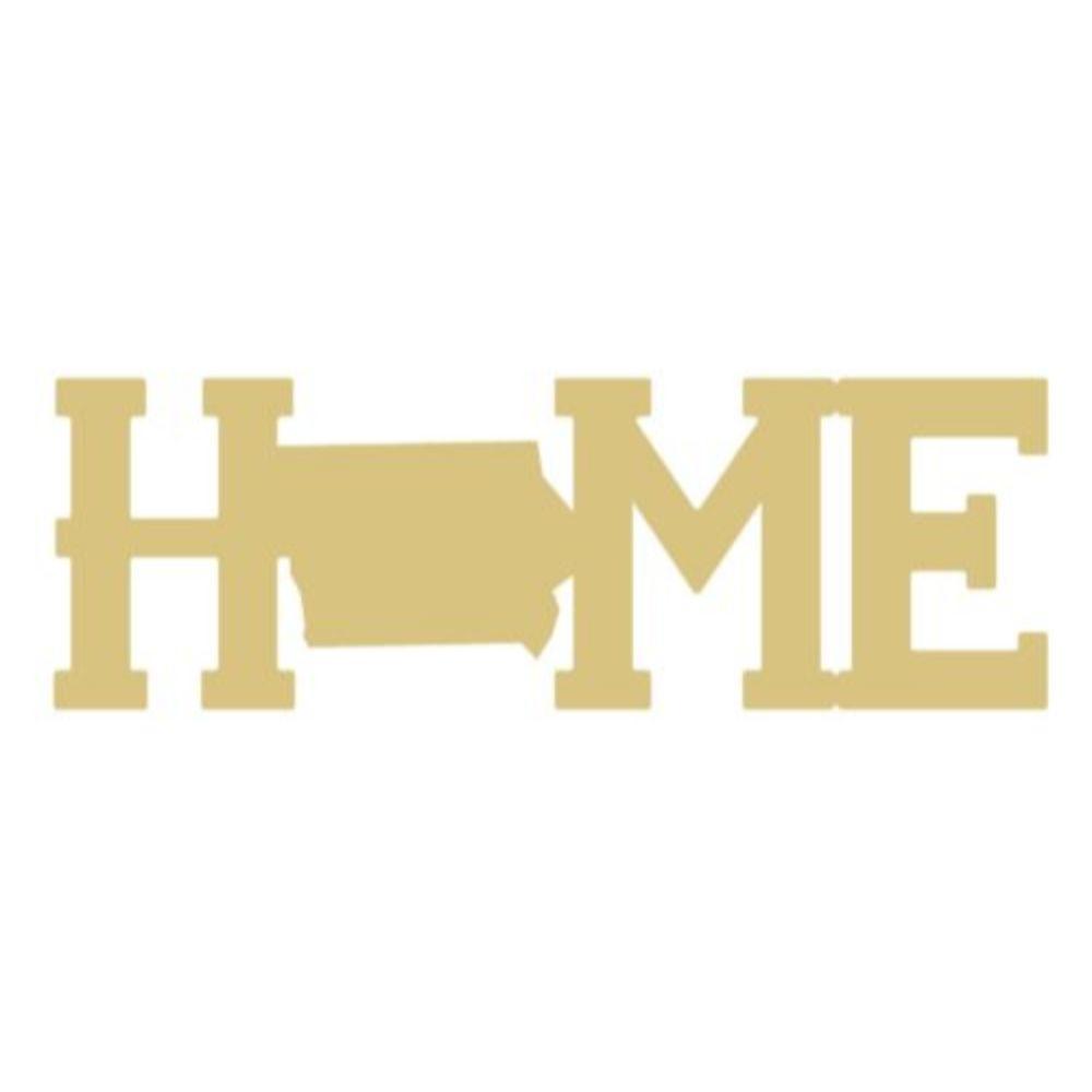 Basic Shape Square MDF Cutout Home - Unfinished For DIY