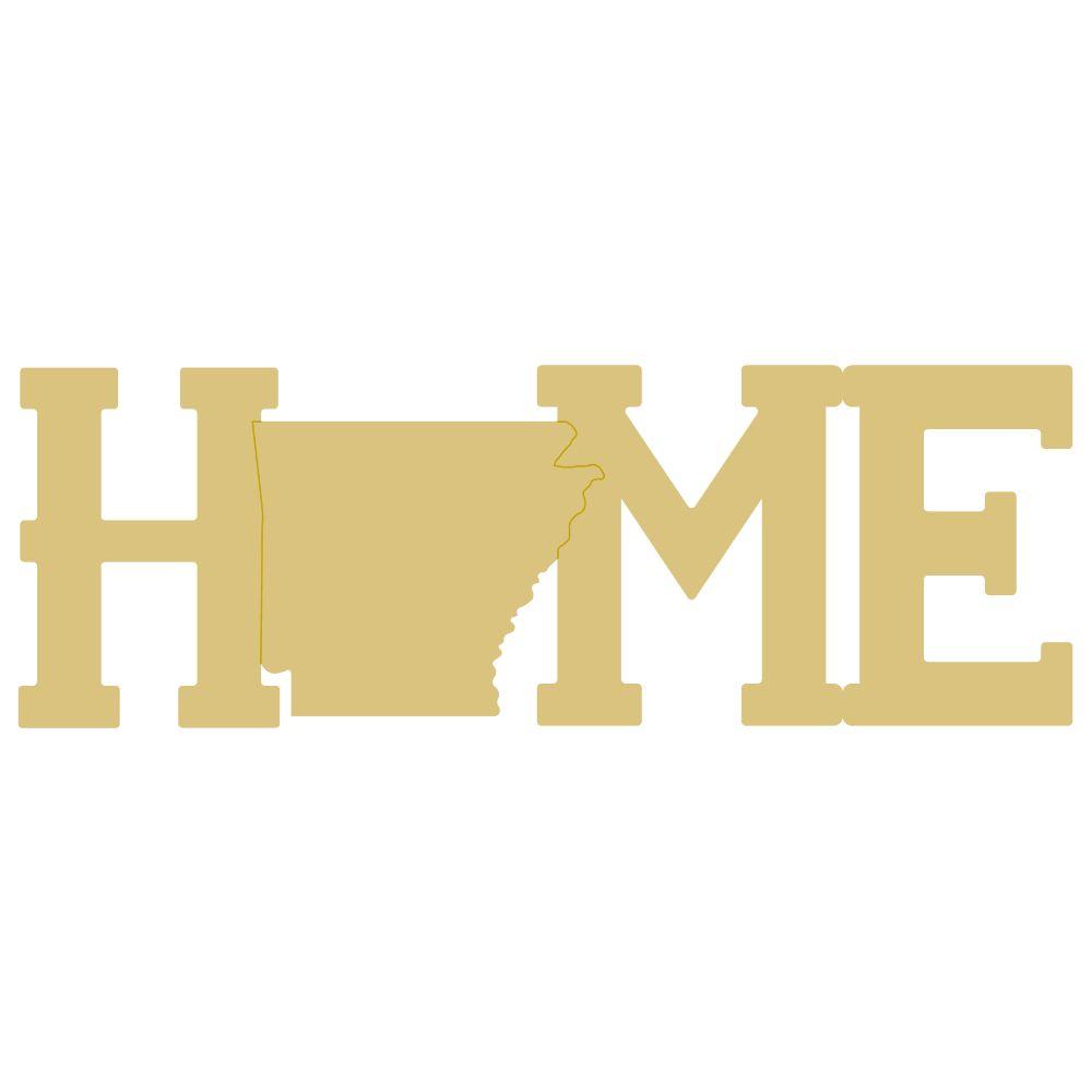Basic Shape Square MDF Cutout Home - Unfinished For DIY