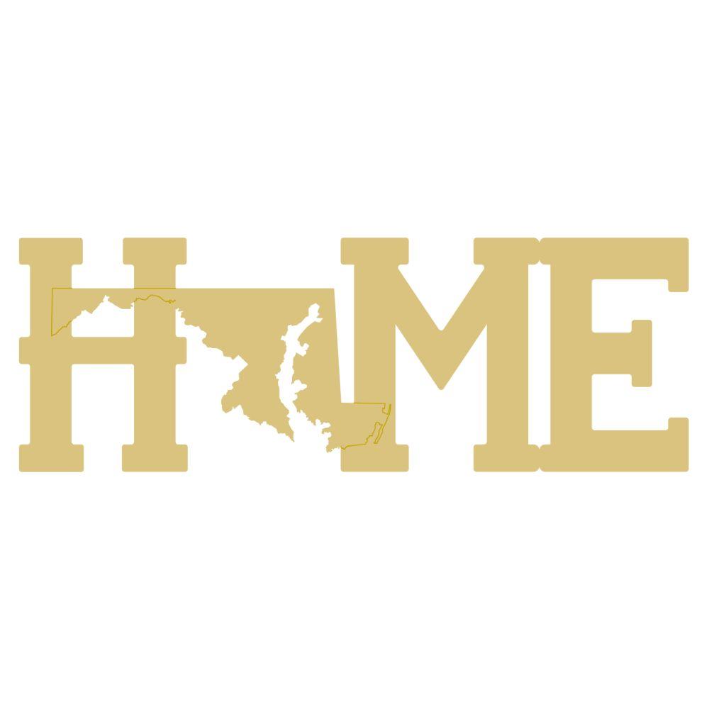 Basic Shape Square MDF Cutout Home - Unfinished For DIY