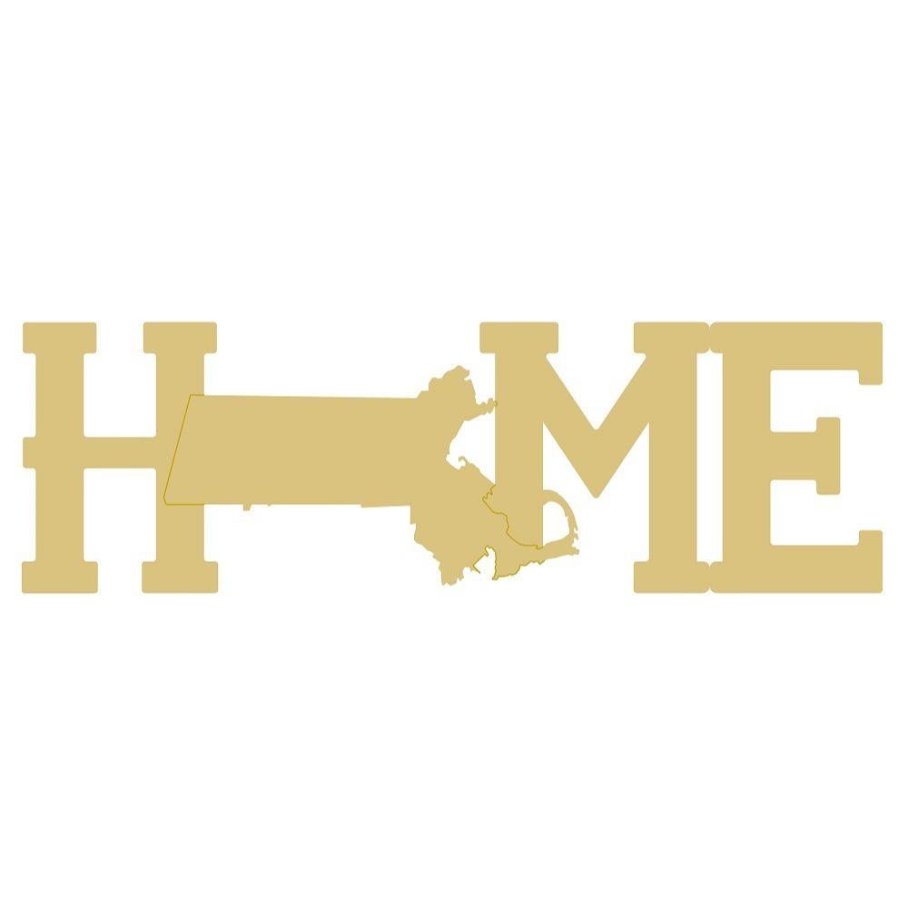 Basic Shape Square MDF Cutout Home - Unfinished For DIY